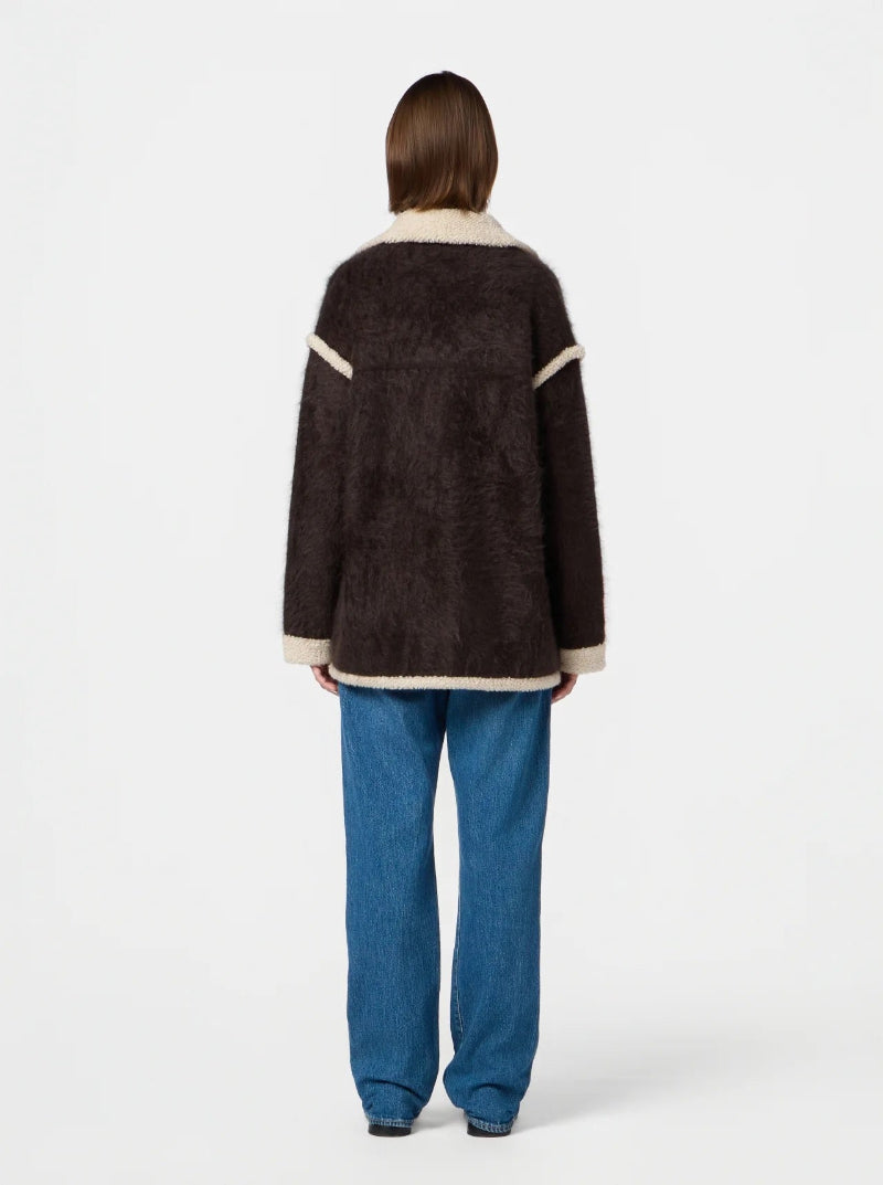 GRIZZLY JACKET IN COCOA/OATMEAL