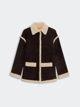 GRIZZLY JACKET IN COCOA/OATMEAL