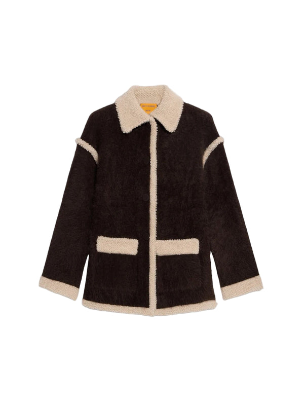 GRIZZLY JACKET IN COCOA/OATMEAL
