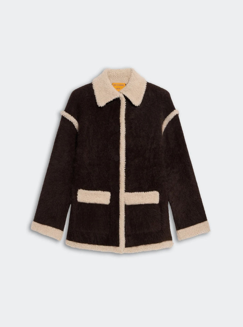 GRIZZLY JACKET IN COCOA/OATMEAL