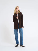 YELLOWSTONE JACKET IN ESPRESSO SUEDE