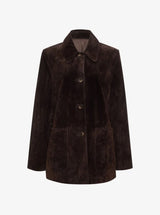 YELLOWSTONE JACKET IN ESPRESSO SUEDE