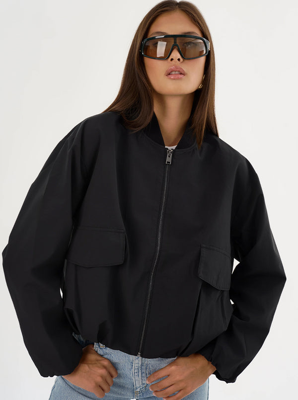 IRIANA JACKET IN BLACK