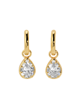 CLEO PEAR HUGGIES IN GOLD