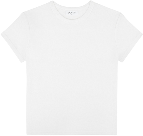 SHORT SLEEVE TEE IN WHITE
