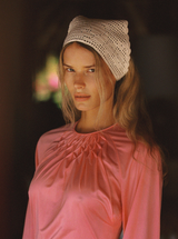 TRIANGLE BANDANA IN IVORY
