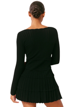 LAVENDER DRESS IN BLACK