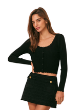 MARTTI CARDIGAN IN BLACK