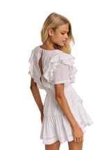 NATASHA DRESS IN WHITE