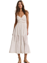 ESILDA DRESS IN TRUE WHITE