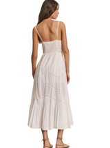 ESILDA DRESS IN TRUE WHITE