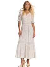 MINKA DRESS IN TRUE WHITE