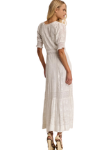 MINKA DRESS IN TRUE WHITE
