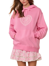 RUFFLE MINI SKIRT IN ANGEL KISS