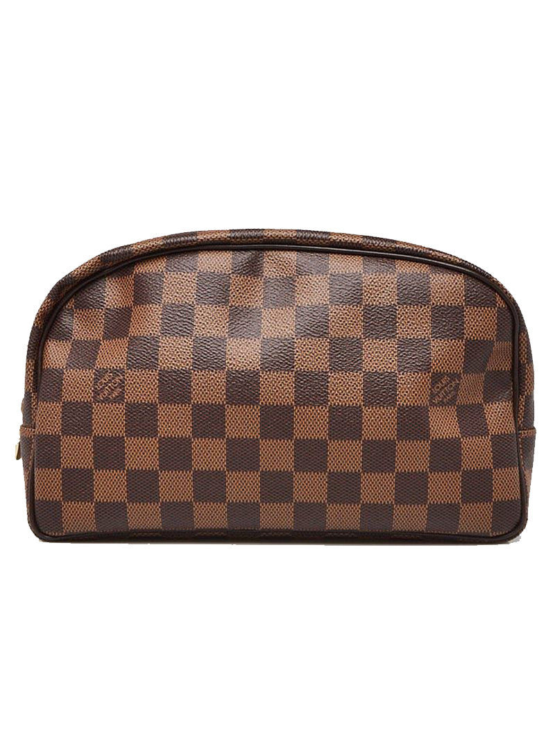 LOUIS VUITTON 2016 Damier Ebene Toiletry Bag 25