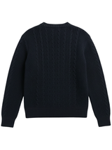 FISHERMAN KNIT IN NAVY