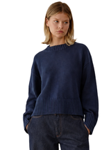 CELINE SWEATER IN NAVY