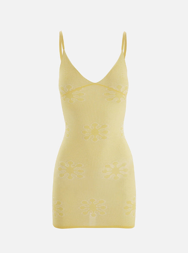 DELILAH MINI DRESS IN YELLOW