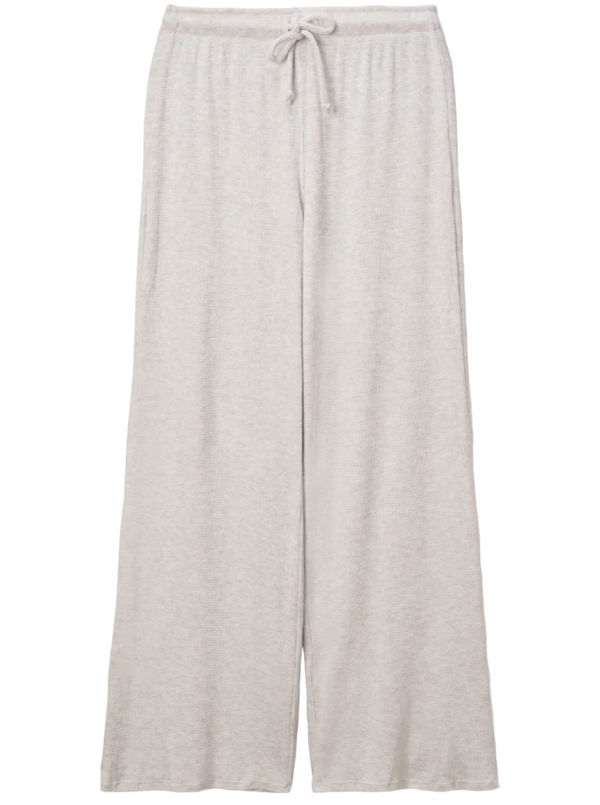 B109-R135 MADDIE WAFFLE PANT IN ASH
