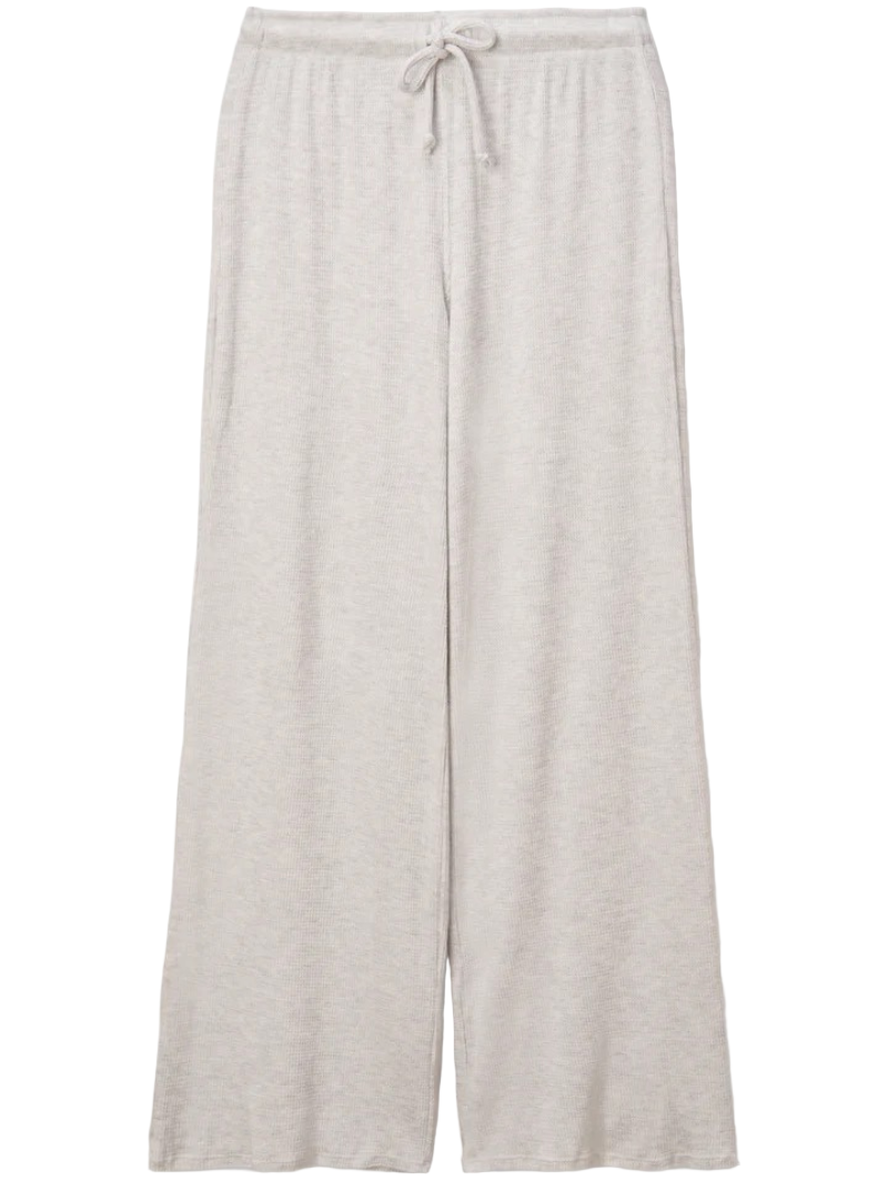 B109-R135 MADDIE WAFFLE PANT IN ASH