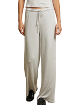 B109-R135 MADDIE WAFFLE PANT IN ASH