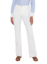 THE ISABELLA MINI FLARE IN BLANC