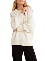 FAIR ISLE SWEATER IN SALT