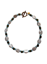 AZURE FRESHWATER PEARL VINTAGE NECKLACE