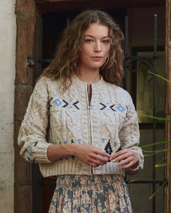 THE CAVERN CARDIGAN IN OAT