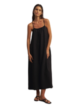 THE BLISS FLOW MAXI IN BLACK