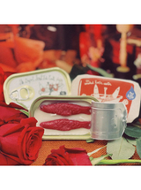 TINNED FISH CANDLE SMOKED ROSE WATER
