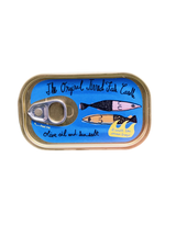 TINNED FISH CANDLE OLIVE OIL AND SEA SALT