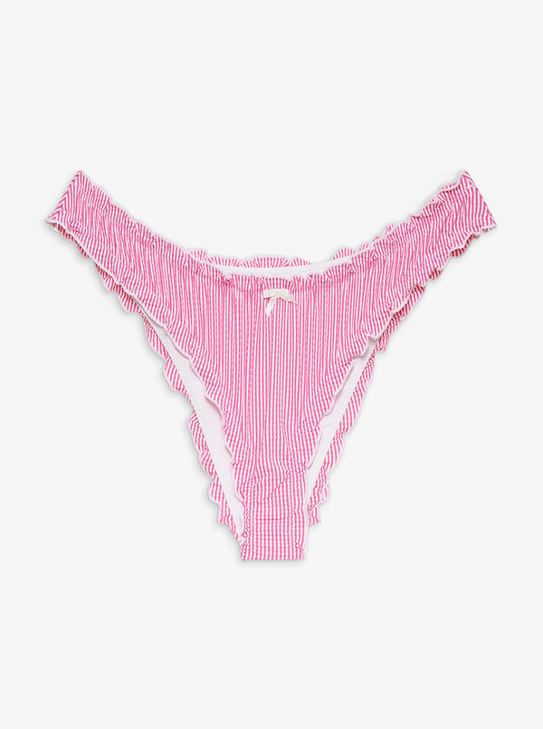 Beloved Bikini Bottom in Pink Stripe