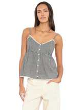 ANNIE TOP IN BLACK SAND