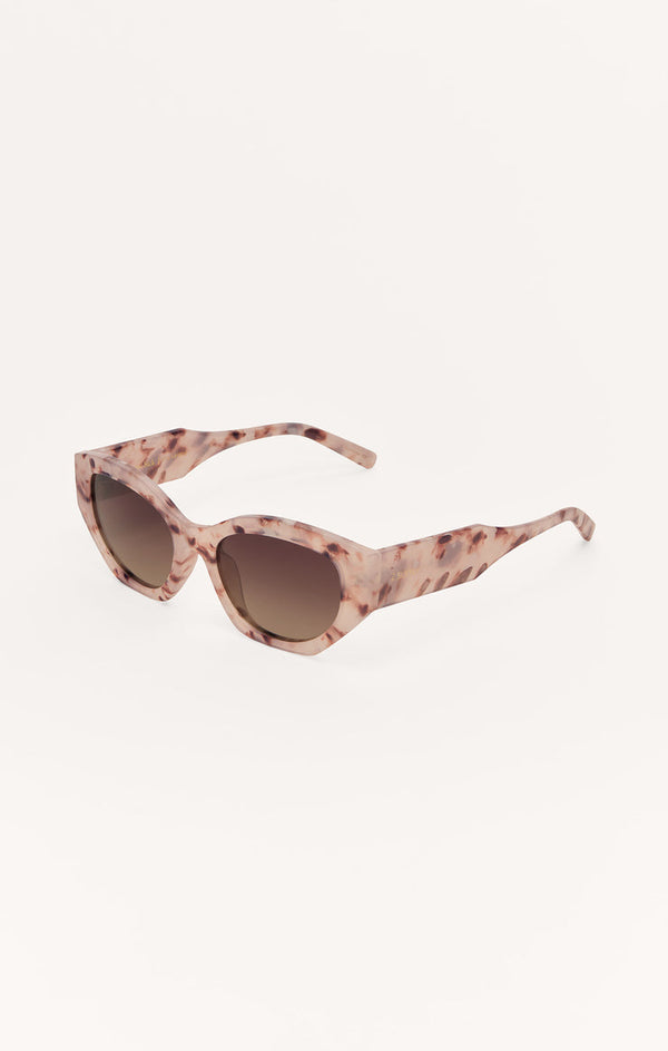 Love Sick Polarized Sunglasses in Warm Sands Gradient