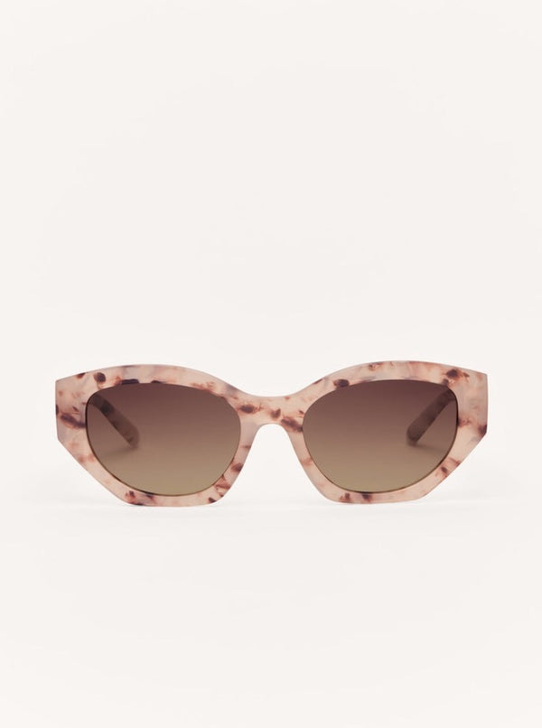 Love Sick Polarized Sunglasses in Warm Sands Gradient