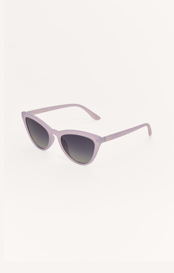 Rooftop Polarized Sunglasses in Frosted Violet
