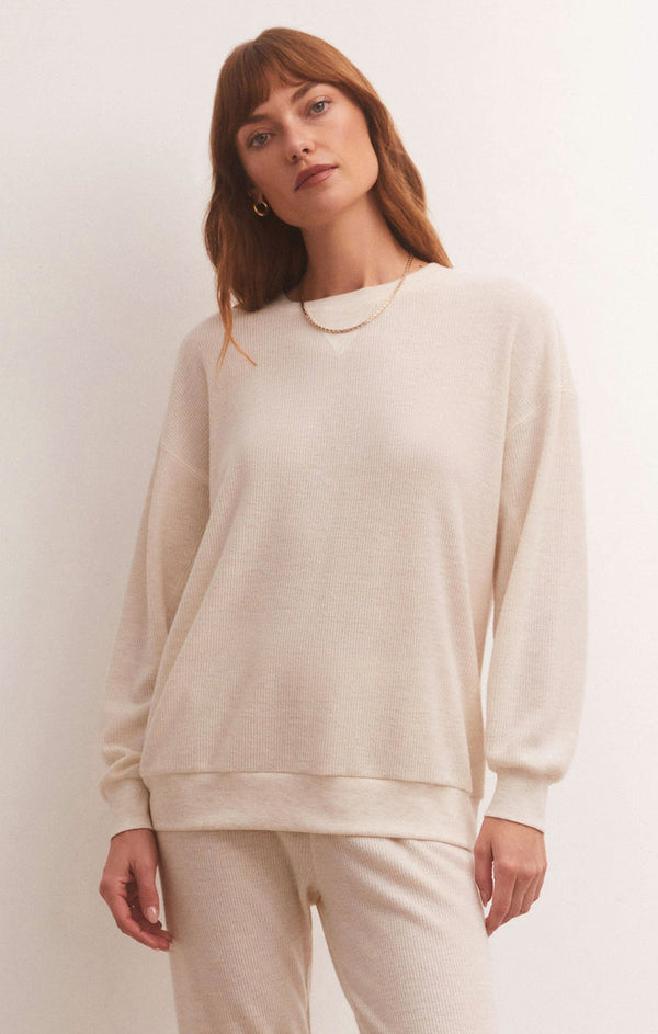 Cozy Days Thermal Sweatshirt | 2 Colors