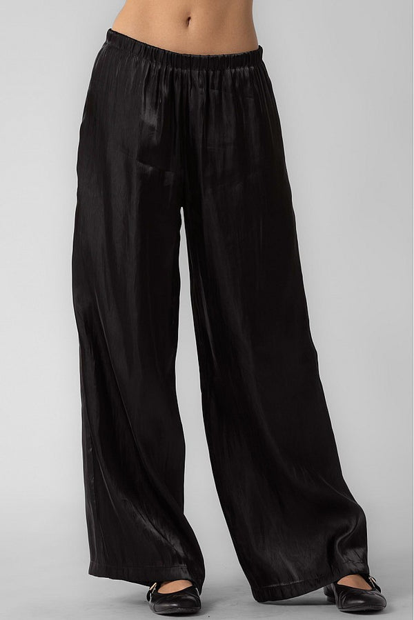 Eve Silky Pant in Black