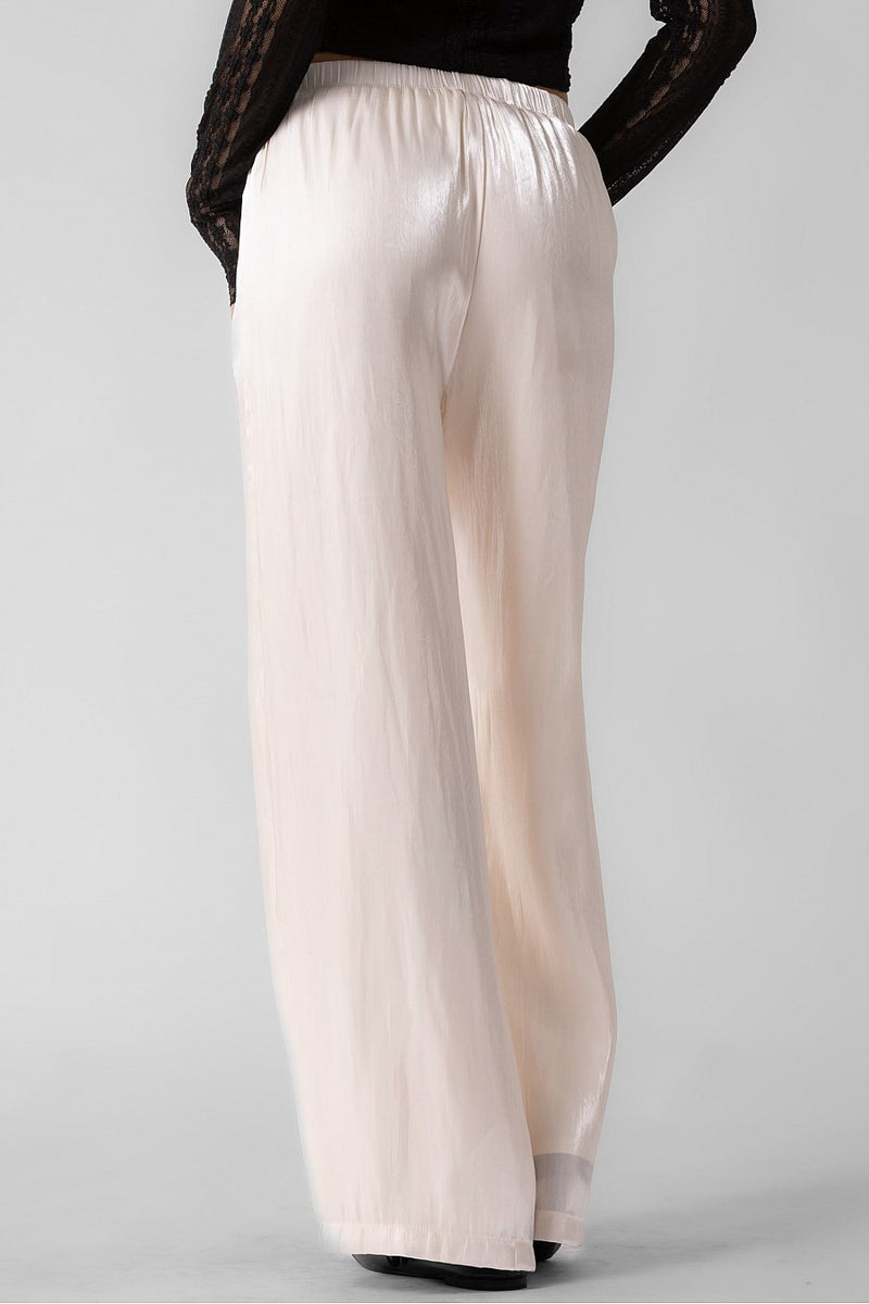 Eve Silky Pant in Cream