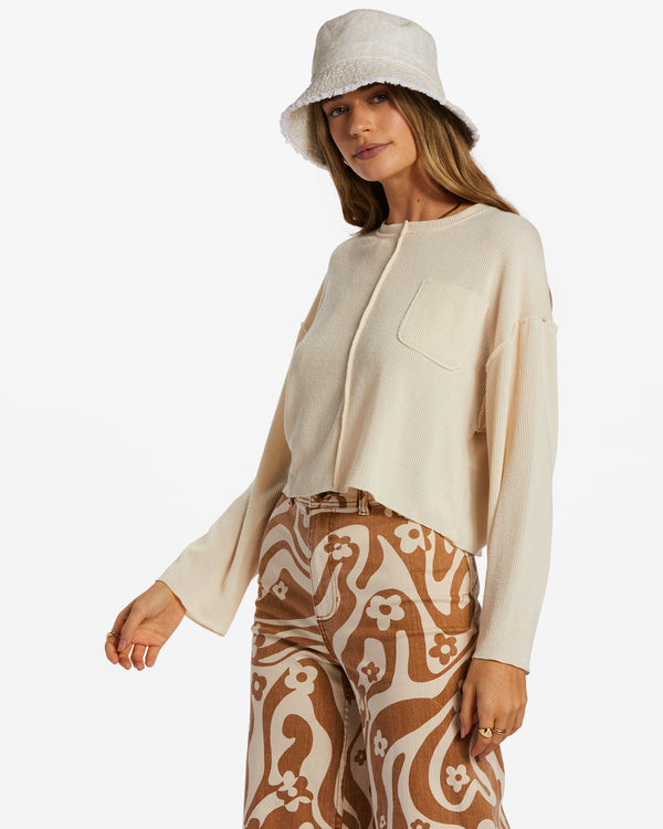 You Seam Happy Rib Knit Top