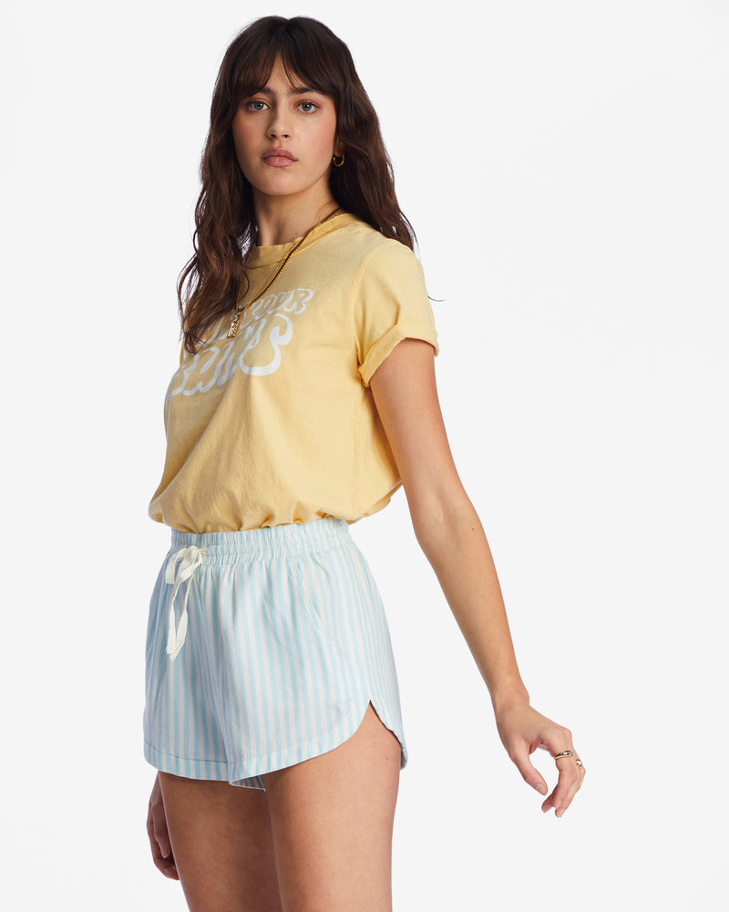 Road Trippin Elastic Waist Shorts | 2 Colors