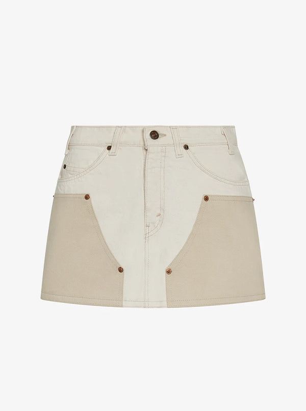 CARPENTER SKIRT IN CREAM