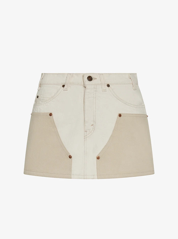 CARPENTER SKIRT IN CREAM