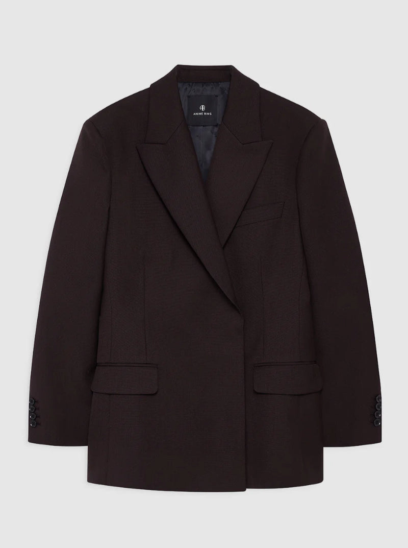 ARETHA BLAZER IN DEEP BROWN