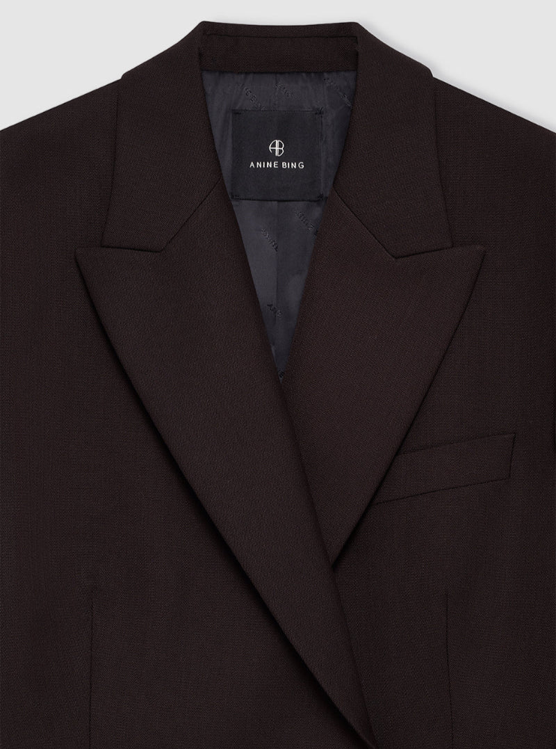 ARETHA BLAZER IN DEEP BROWN