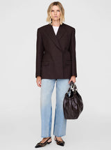 ARETHA BLAZER IN DEEP BROWN