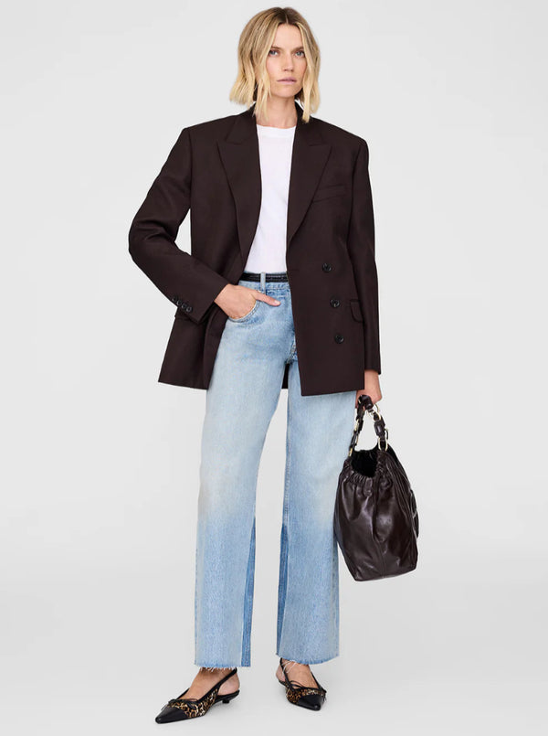ARETHA BLAZER IN DEEP BROWN