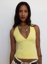 AURORA TOP IN BUTTER YELLOW