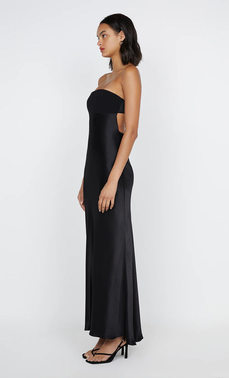 Zari Strapless Dress in Black